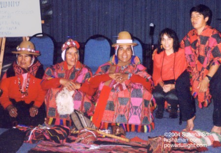 Q'ero Elders and Healer and Shamanic Practioner Susana Sori